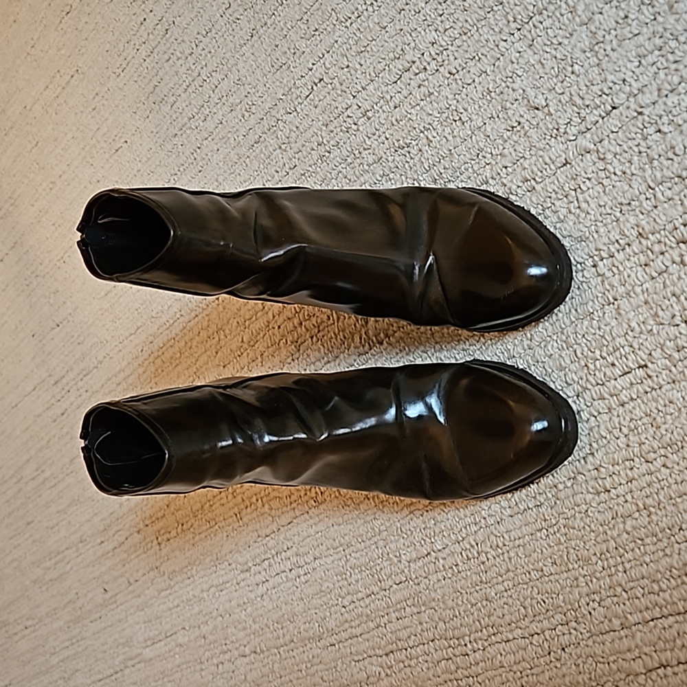 Stuart Weitzman Leather Wedge Boots